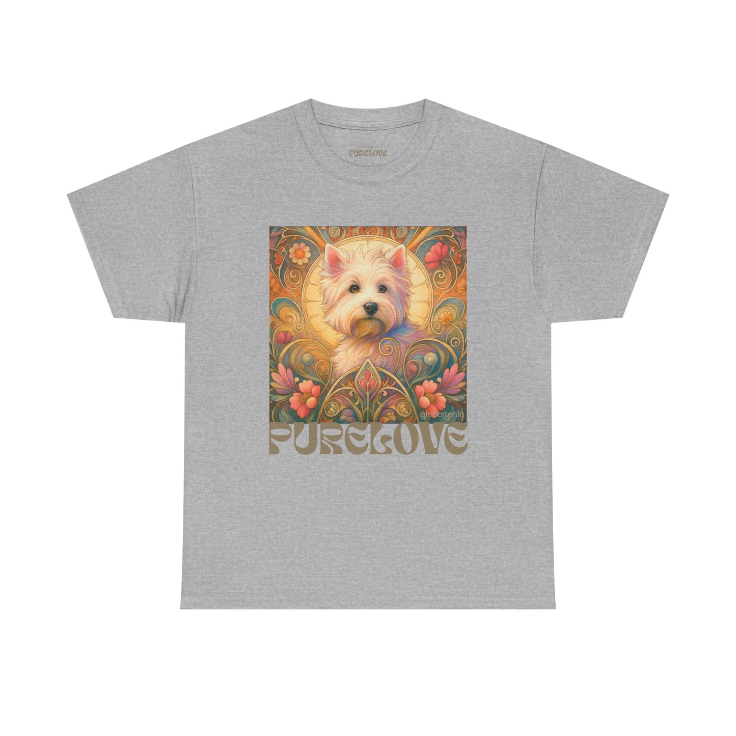 West Highland Terrier (Westie) Vintage Graphic T-Shirt – Unisex Cotton Tee for Dog Lovers