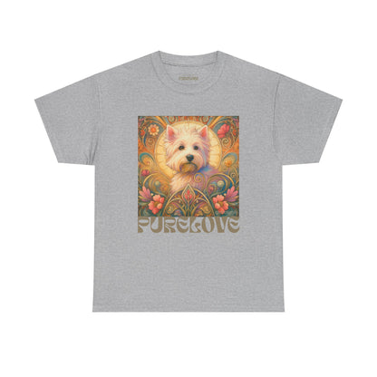 West Highland Terrier (Westie) Vintage Graphic T-Shirt – Unisex Cotton Tee for Dog Lovers
