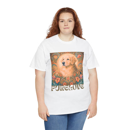 Golden Retriever Vintage Graphic T-shirt - Unisex Cotton Tee for Dog Lovers