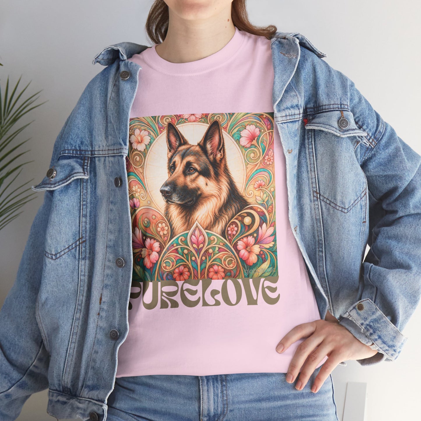 German Shepherd Vintage Graphic T-Shirt – Unisex Cotton Tee for Dog Lovers