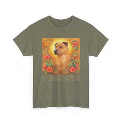 Shar Pei Vintage Graphic T-Shirt – Unisex Cotton Tee for Dog Lovers