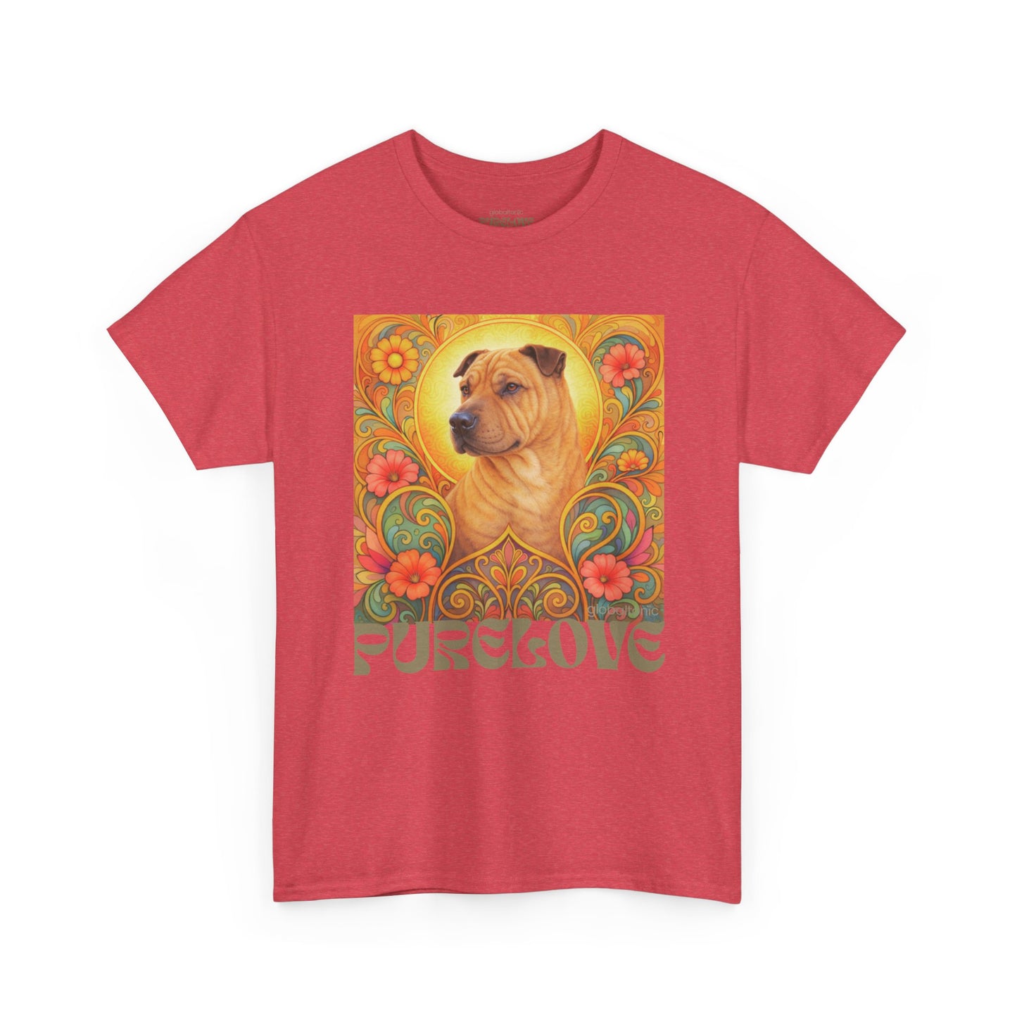 Shar Pei Vintage Graphic T-Shirt – Unisex Cotton Tee for Dog Lovers
