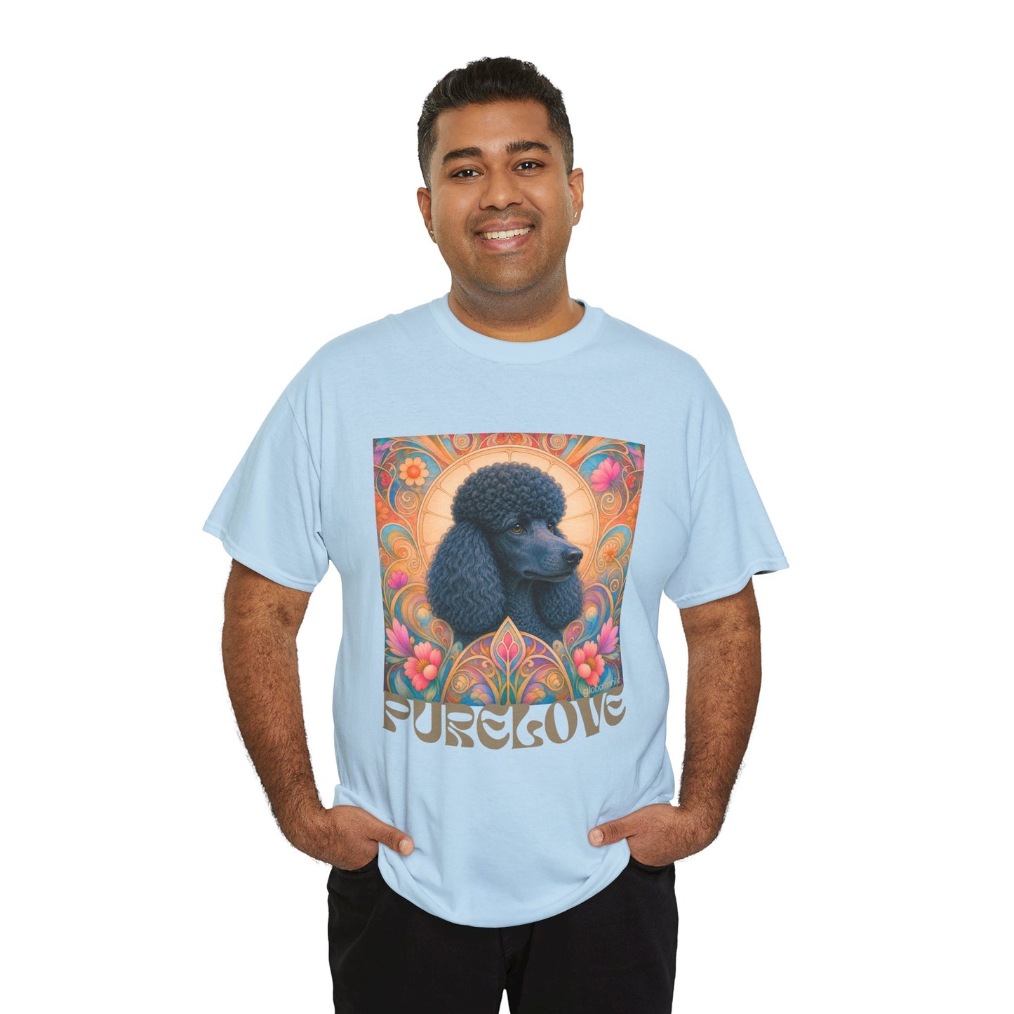 Poodle Black Vintage Graphic T-Shirt – Unisex Cotton Tee for Dog Lovers