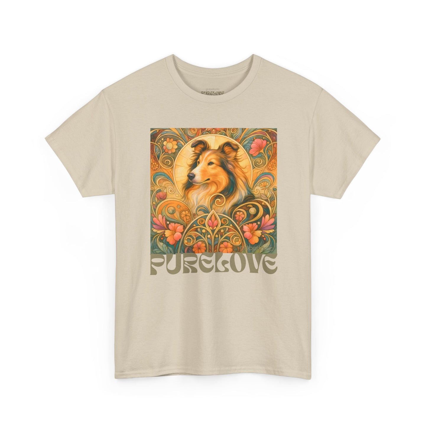 Collie Vintage Graphic T-shirt - Unisex Cotton Tee for Dog Lovers