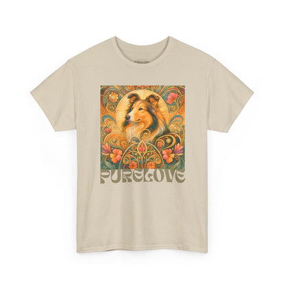 Collie Vintage Graphic T-shirt - Unisex Cotton Tee for Dog Lovers