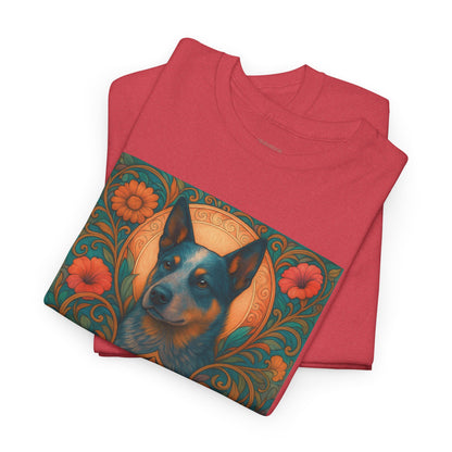Australian Blue Heeler Vintage Graphic T-Shirt – Unisex Cotton Tee for Dog Lovers