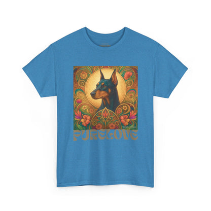 Doberman Vintage Graphic T-shirt - Unisex Cotton Tee for Dog Lovers