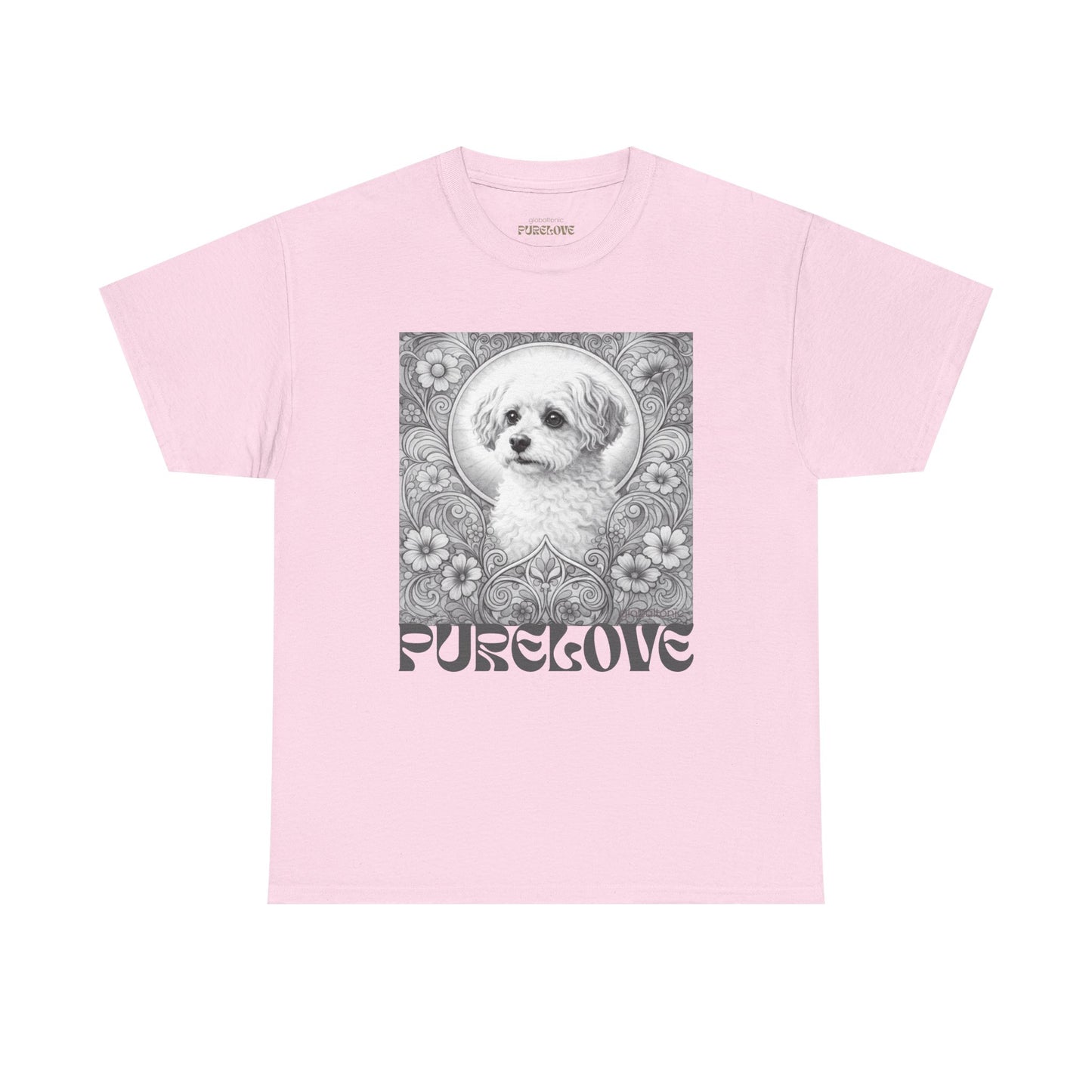 Foxypoo (Foodle) Vintage Graphic T-Shirt – Unisex Cotton Tee for Dog Lovers (Black & White)