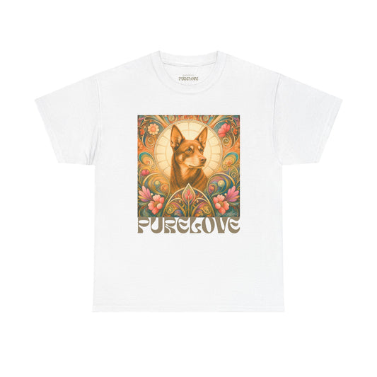 Kelpie Brown Vintage Graphic T-Shirt – Unisex Cotton Tee for Dog Lovers