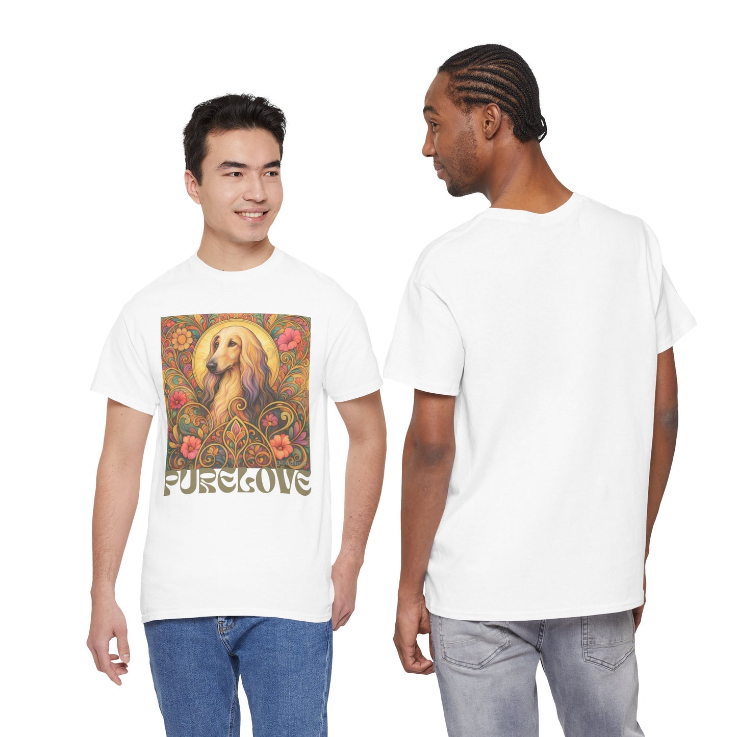 Afghan Vintage Graphic T-Shirt – Unisex Cotton Tee for Dog Lovers