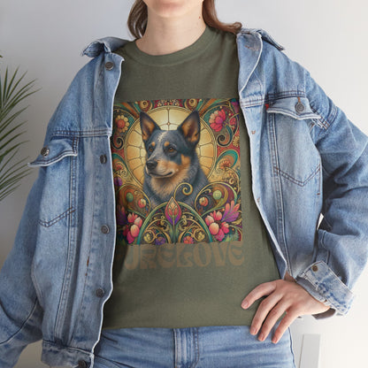 Australian Blue Heeler Vintage Graphic T-Shirt – Unisex Cotton Tee for Dog Lovers