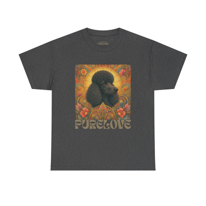 Poodle Black Vintage Graphic T-Shirt – Unisex Cotton Tee for Dog Lovers