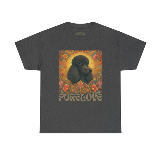 Poodle Black Vintage Graphic T-Shirt – Unisex Cotton Tee for Dog Lovers