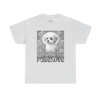 Foxypoo (Foodle) Vintage Graphic T-Shirt – Unisex Cotton Tee for Dog Lovers (Black & White)