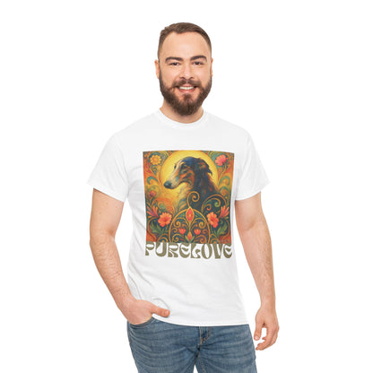 Borzoi Vintage Graphic T-Shirt – Unisex Cotton Tee for Dog Lovers