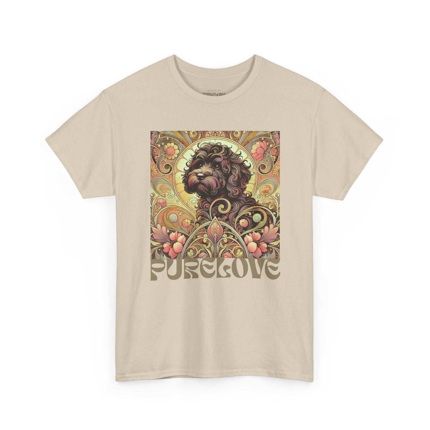 Black Cavapoo (Cavoodle) Vintage Graphic T-Shirt – Unisex Cotton Tee for Dog Lovers