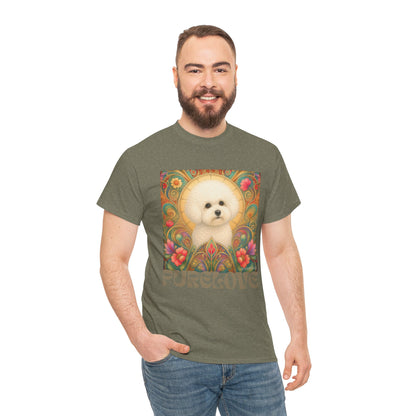 Bichon Frise Vintage Graphic T-Shirt – Unisex Cotton Tee for Dog Lovers