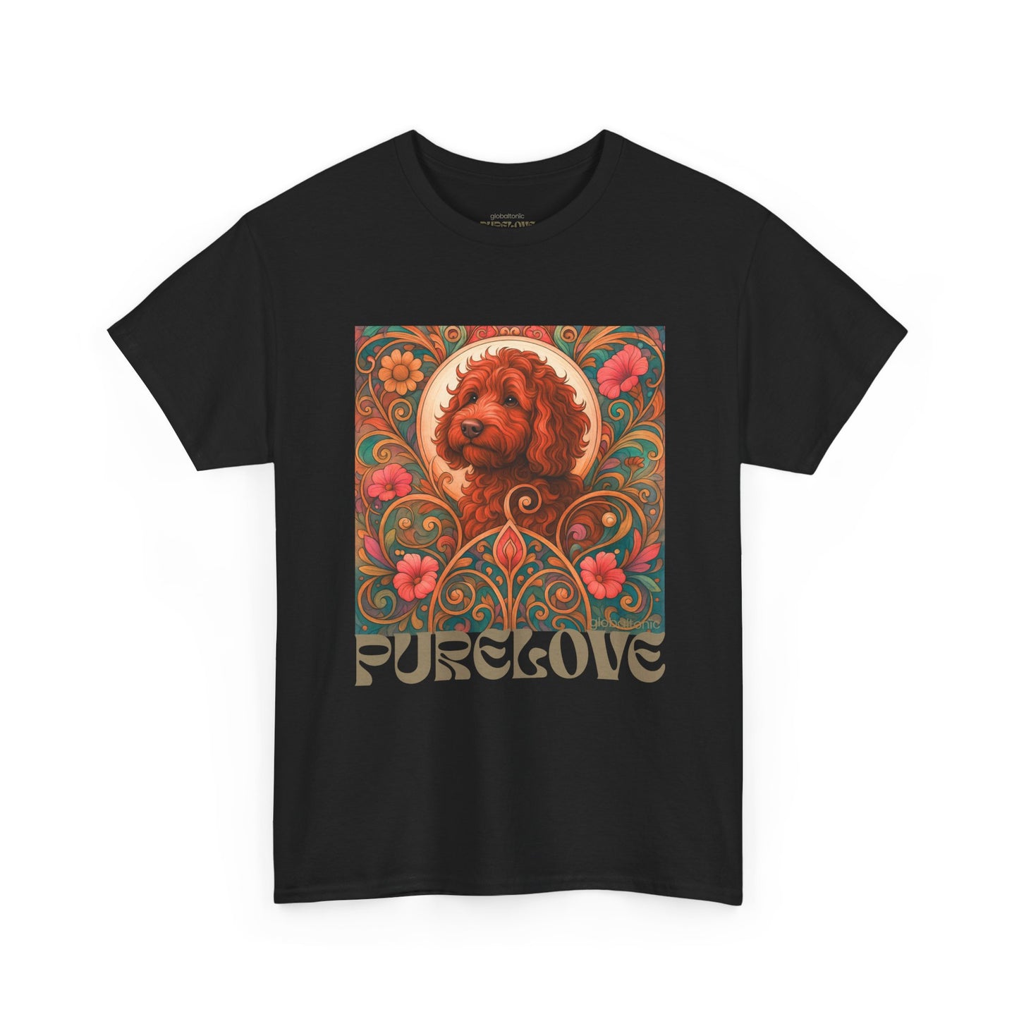 Red Cavapoo (Cavoodle) Vintage Graphic T-Shirt – Unisex Cotton Tee for Dog Lovers