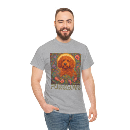 Red Cockapoo (Spoodle) Vintage Graphic T-Shirt – Unisex Cotton Tee for Dog Lovers