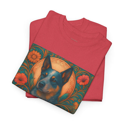 Australian Blue Heeler Vintage Graphic T-Shirt – Unisex Cotton Tee for Dog Lovers