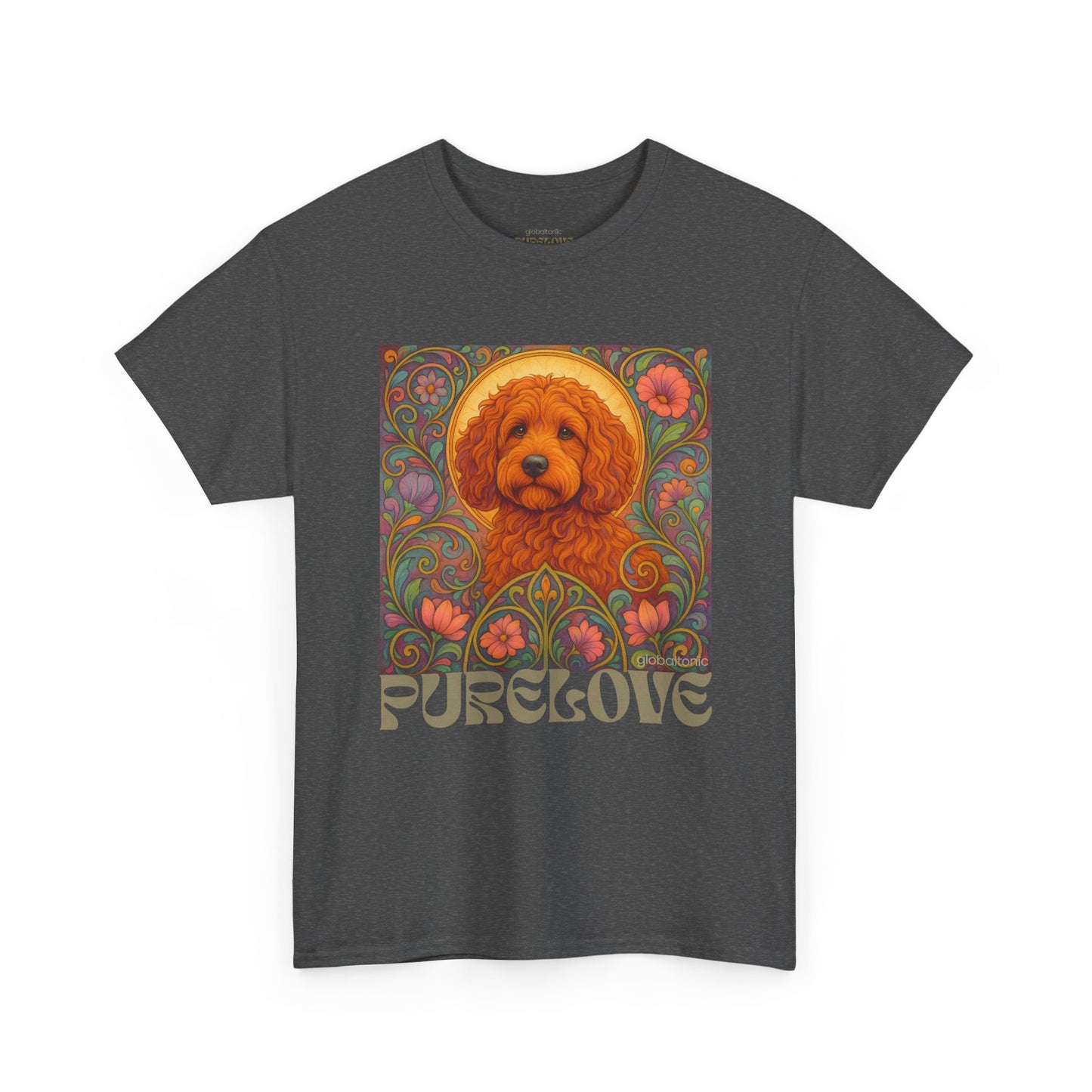 Red Cockapoo (Spoodle) Vintage Graphic T-Shirt – Unisex Cotton Tee for Dog Lovers