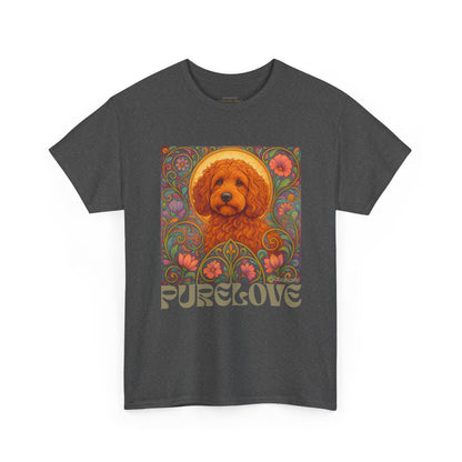 Red Cockapoo (Spoodle) Vintage Graphic T-Shirt – Unisex Cotton Tee for Dog Lovers