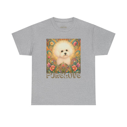 Bichon Frise Vintage Graphic T-Shirt – Unisex Cotton Tee for Dog Lovers