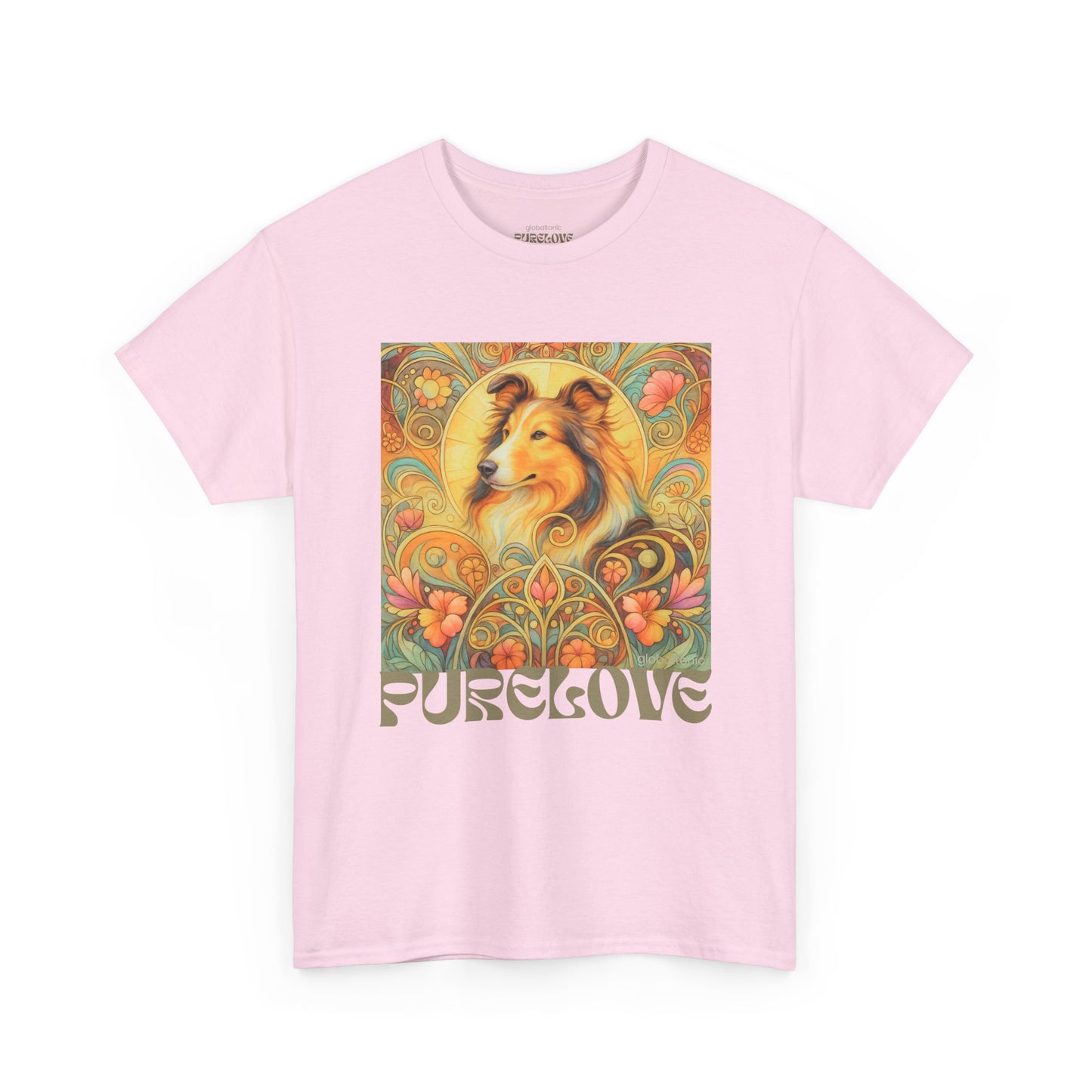 Collie Vintage Graphic T-shirt - Unisex Cotton Tee for Dog Lovers