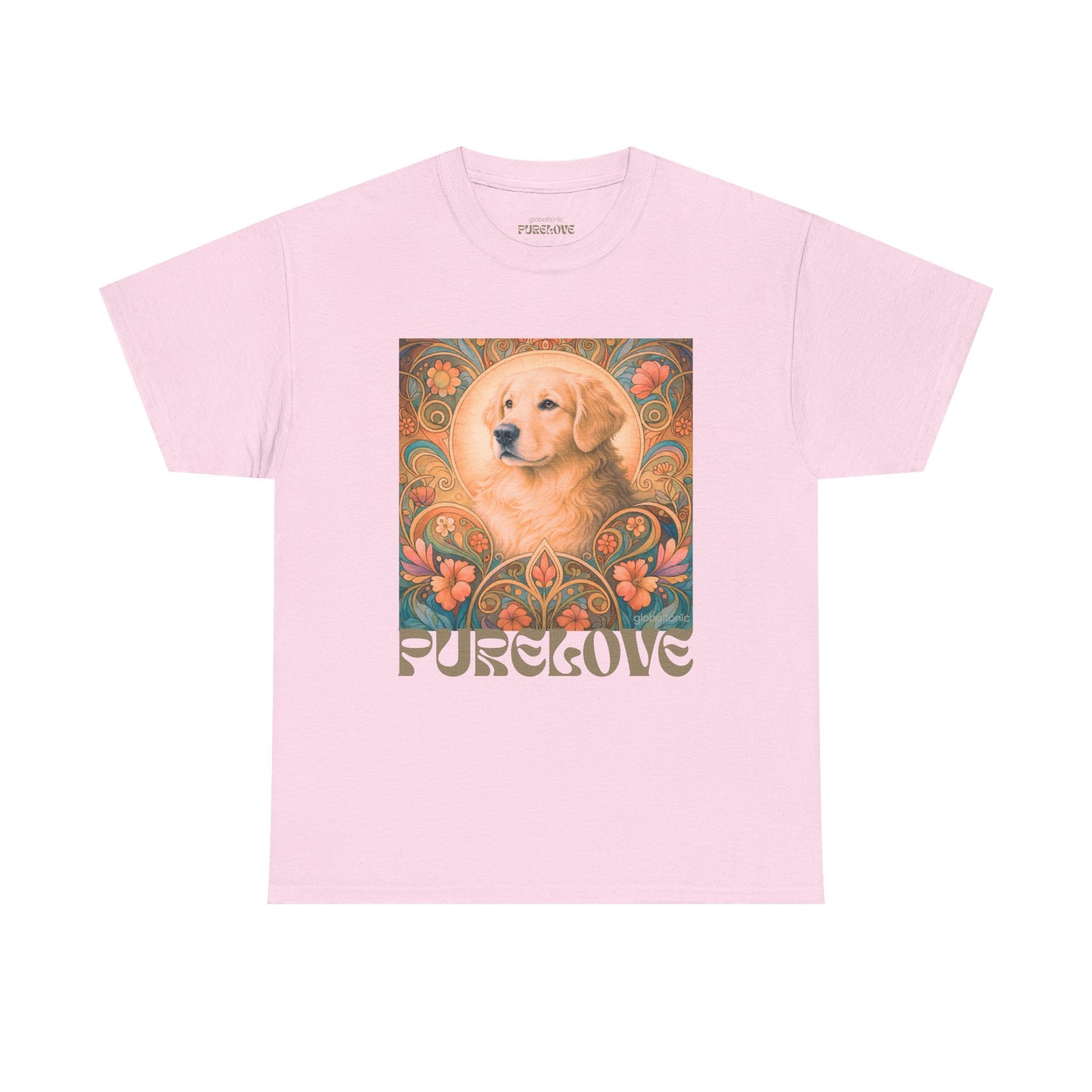 Golden Retriever Vintage Graphic T-shirt - Unisex Cotton Tee for Dog Lovers