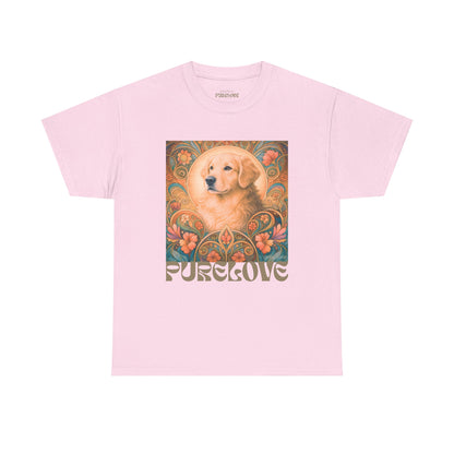 Golden Retriever Vintage Graphic T-shirt - Unisex Cotton Tee for Dog Lovers