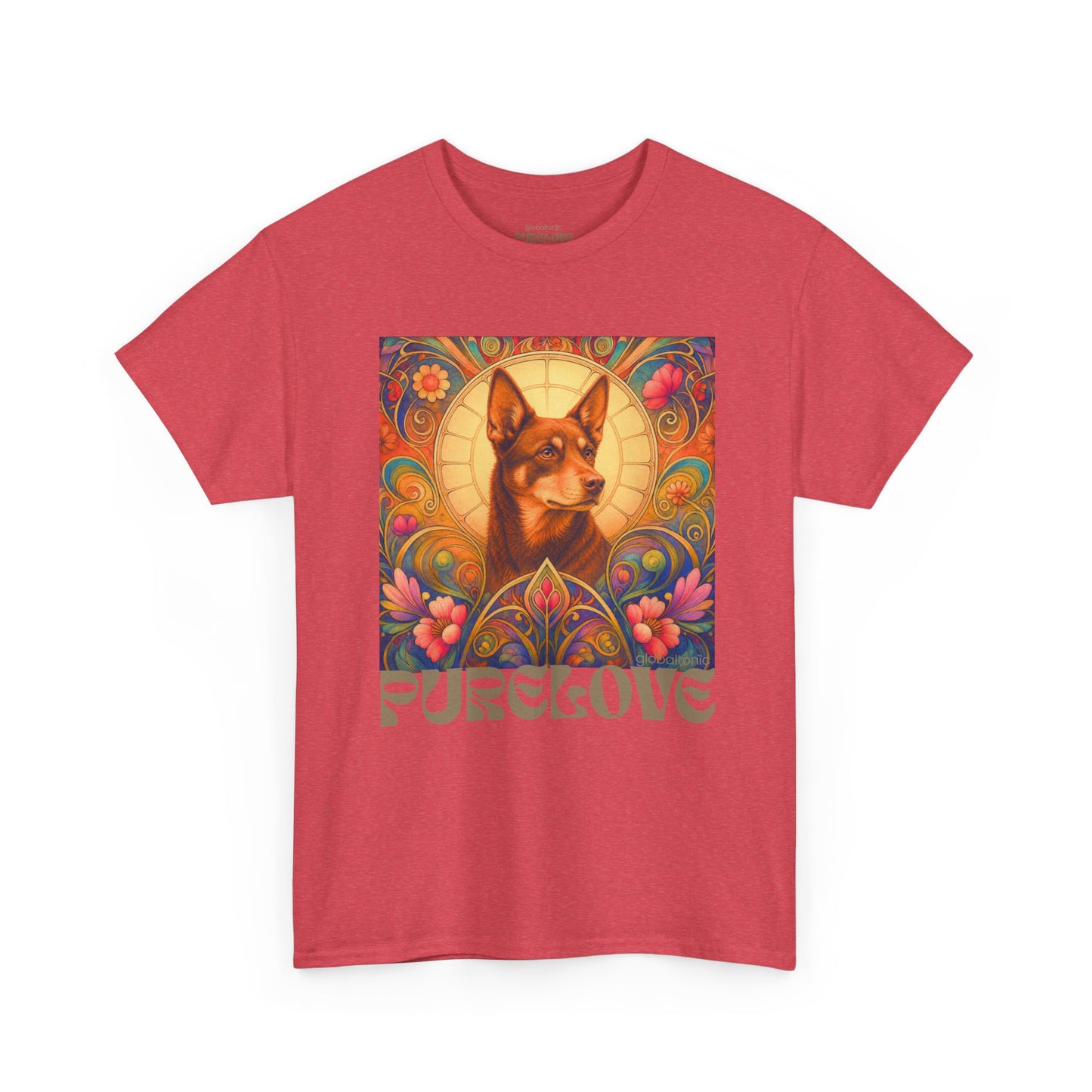 Kelpie Brown Vintage Graphic T-Shirt – Unisex Cotton Tee for Dog Lovers