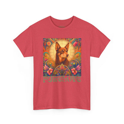 Kelpie Brown Vintage Graphic T-Shirt – Unisex Cotton Tee for Dog Lovers