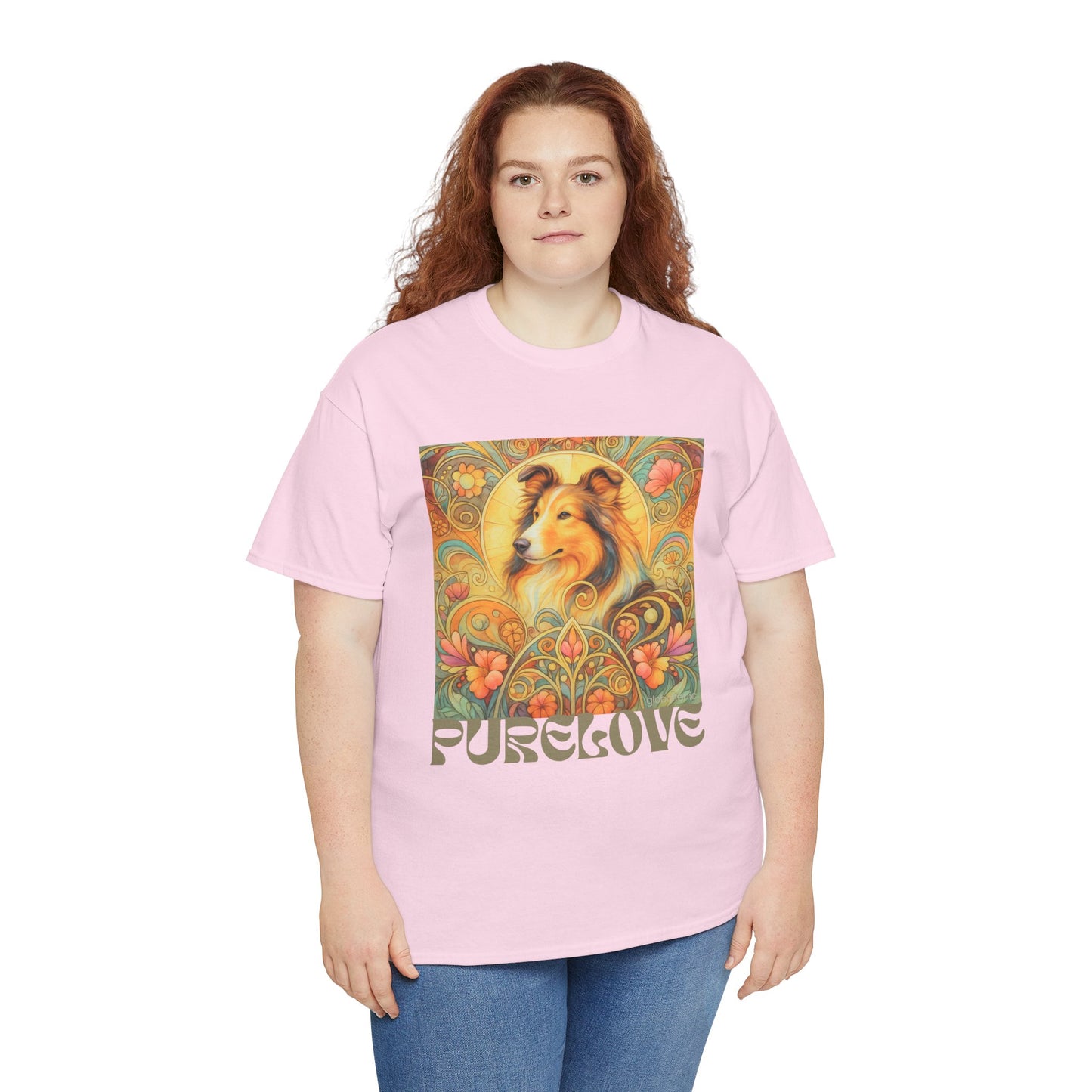 Collie Vintage Graphic T-shirt - Unisex Cotton Tee for Dog Lovers