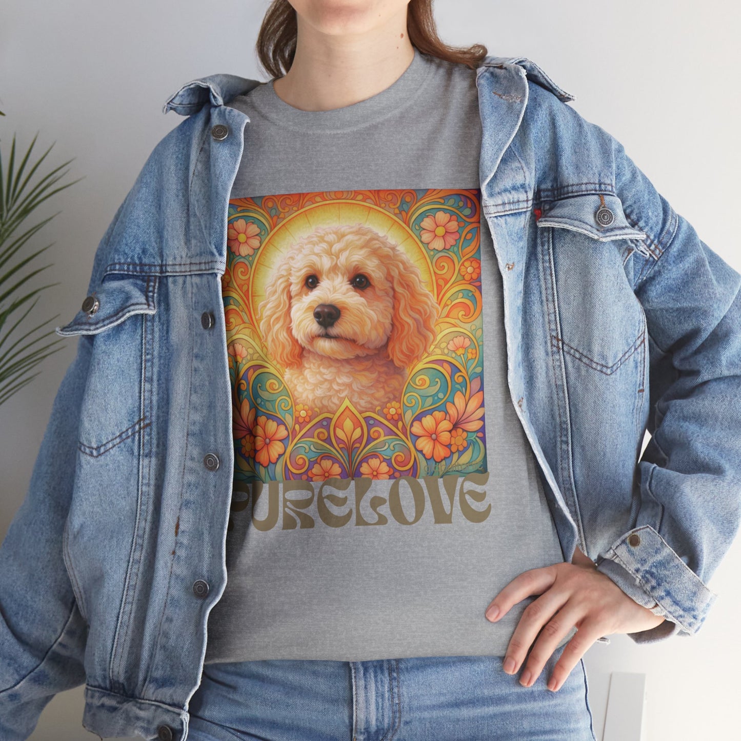 Goldendoodle (Groodle) Vintage Graphic T-Shirt – Unisex Cotton Tee for Dog Lovers
