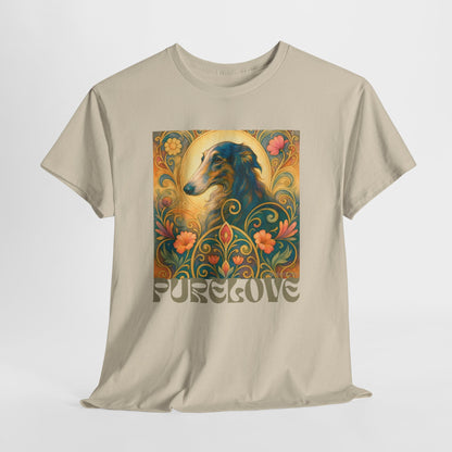 Borzoi Vintage Graphic T-Shirt – Unisex Cotton Tee for Dog Lovers