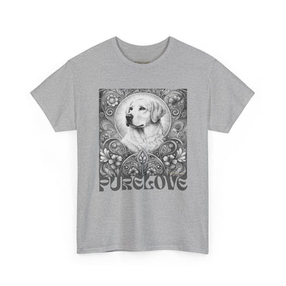 Labrador Vintage Unisex Cotton Tee for Dog Lovers (Black & White)