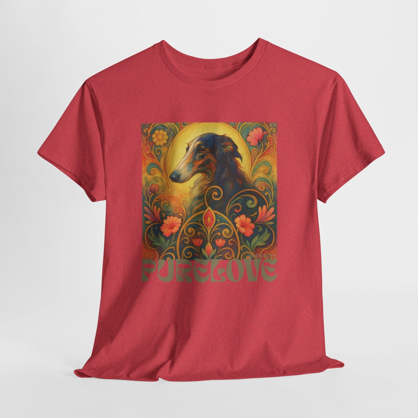 Borzoi Vintage Graphic T-Shirt – Unisex Cotton Tee for Dog Lovers