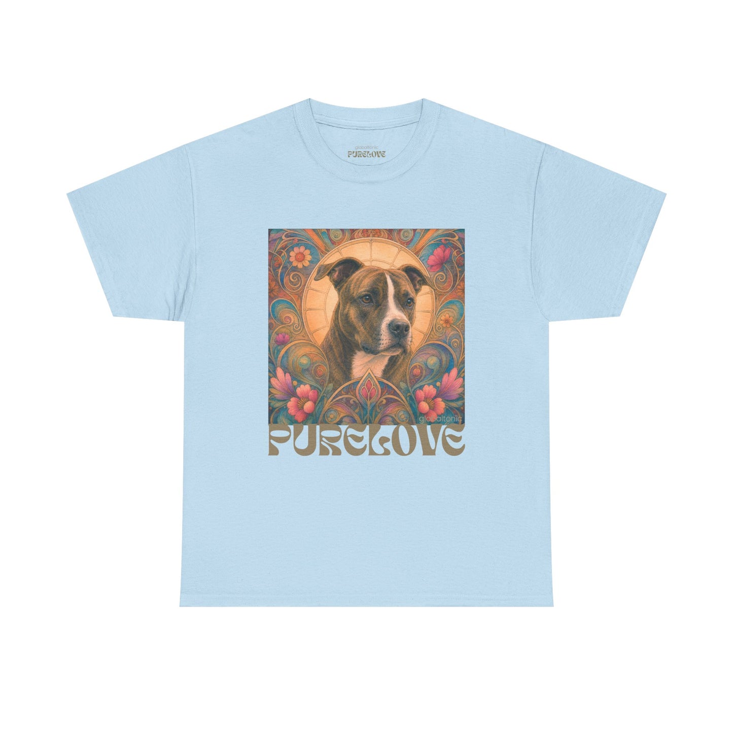 Staffy (Coco) Bull Terrier Vintage Unisex Cotton Tee for Dog Lovers