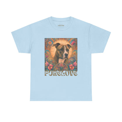 Staffy (Coco) Bull Terrier Vintage Unisex Cotton Tee for Dog Lovers