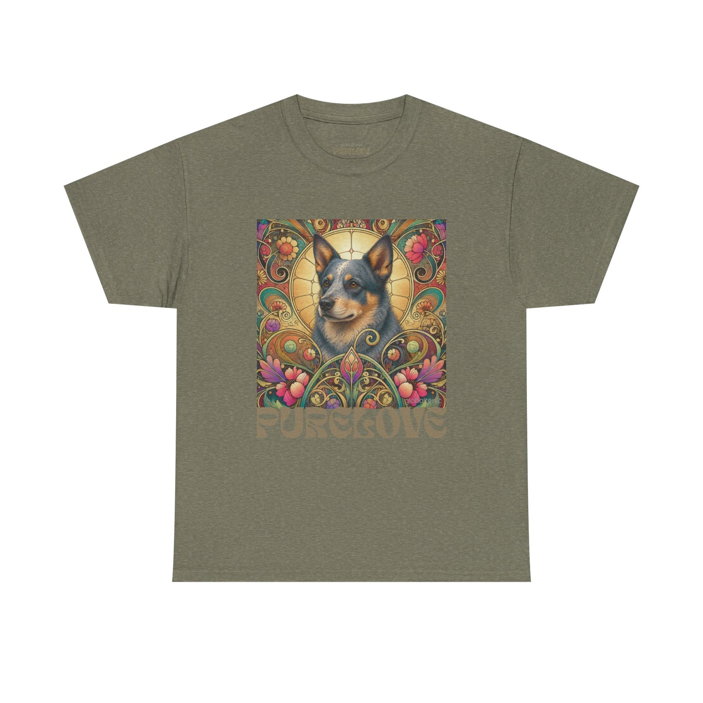 Australian Blue Heeler Vintage Graphic T-Shirt – Unisex Cotton Tee for Dog Lovers