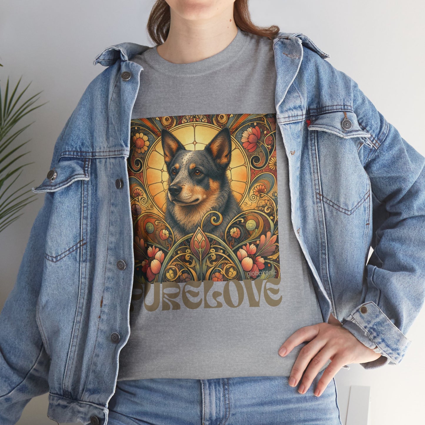 Australian Blue Heeler Vintage Graphic T-Shirt – Unisex Cotton Tee for Dog Lovers