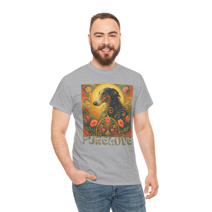 Borzoi Vintage Graphic T-Shirt – Unisex Cotton Tee for Dog Lovers