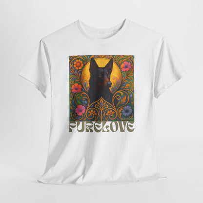 Black Kelpie Vintage Graphic T-Shirt – Unisex Cotton Tee for Dog Lovers