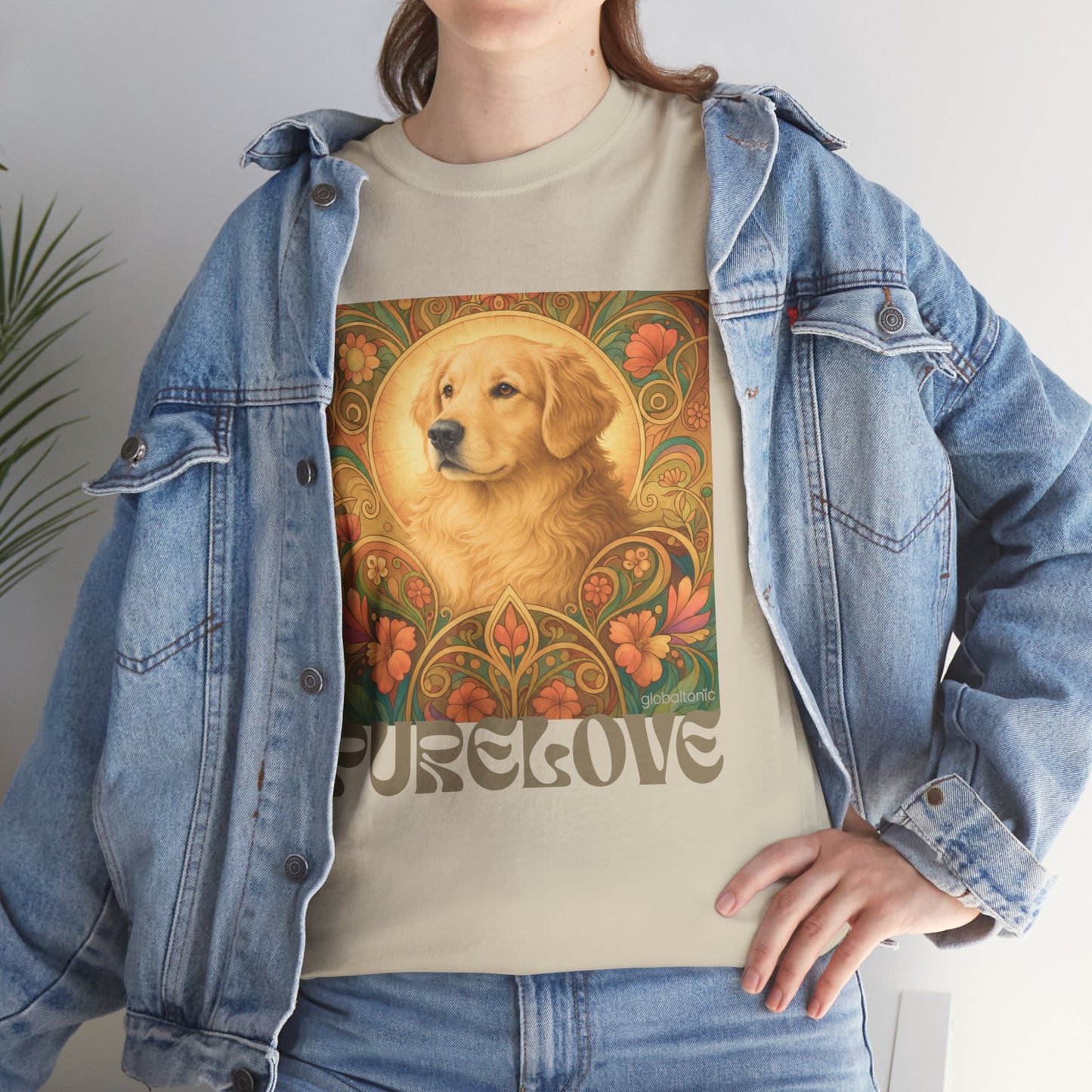 Golden Retriever Vintage Graphic T-shirt - Unisex Cotton Tee for Dog Lovers