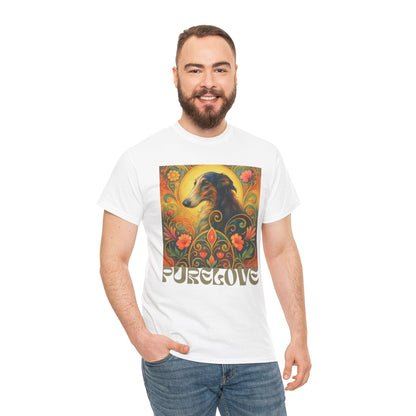 Borzoi Vintage Graphic T-Shirt – Unisex Cotton Tee for Dog Lovers
