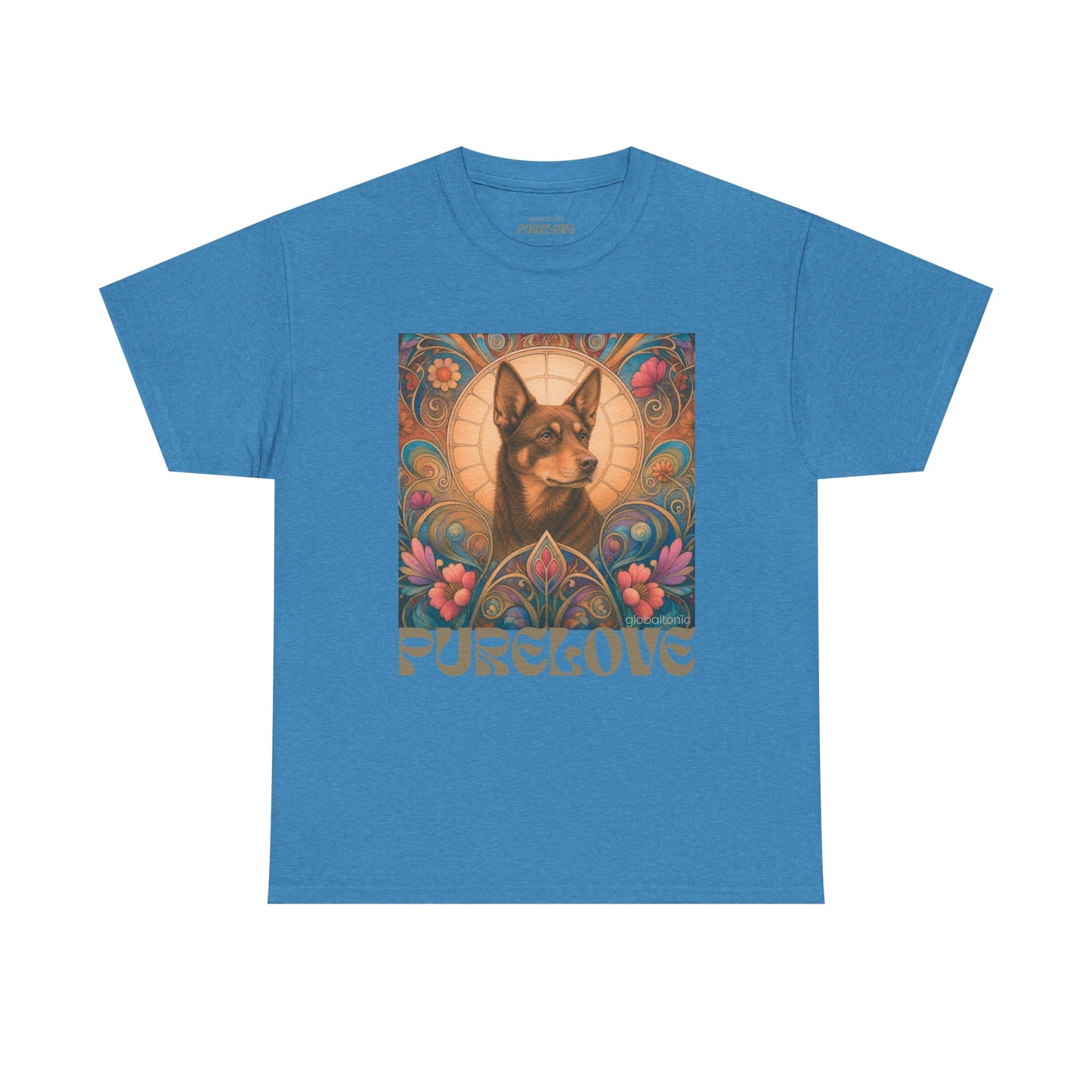 Kelpie Brown Vintage Graphic T-Shirt – Unisex Cotton Tee for Dog Lovers