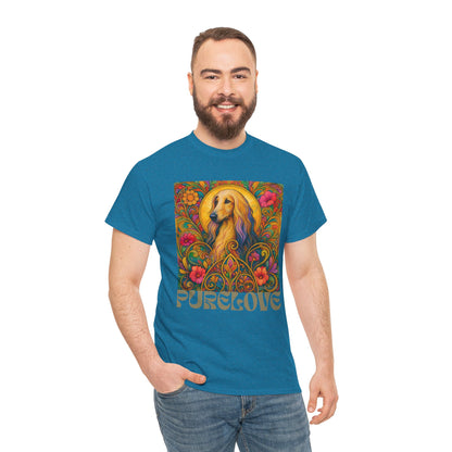 Afghan Vintage Graphic T-Shirt – Unisex Cotton Tee for Dog Lovers