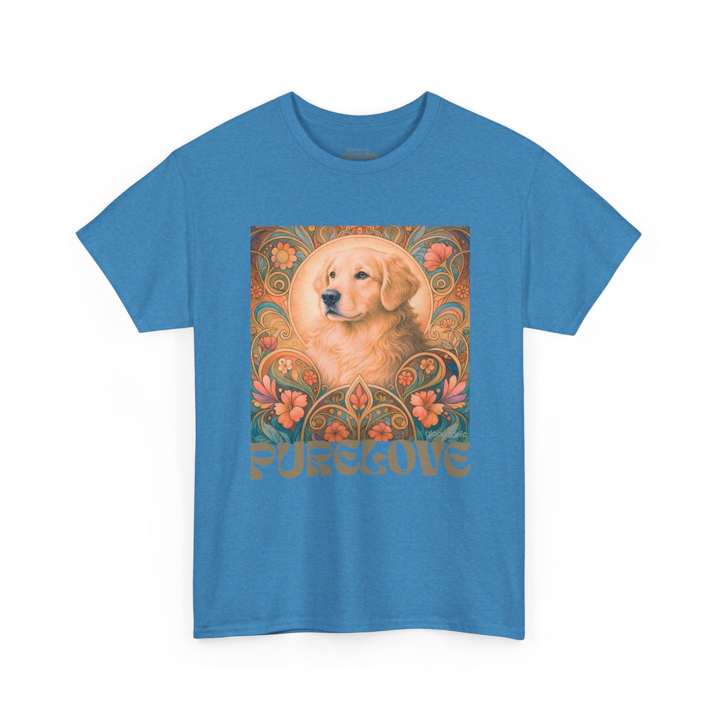 Golden Retriever Vintage Graphic T-shirt - Unisex Cotton Tee for Dog Lovers