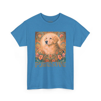 Golden Retriever Vintage Graphic T-shirt - Unisex Cotton Tee for Dog Lovers
