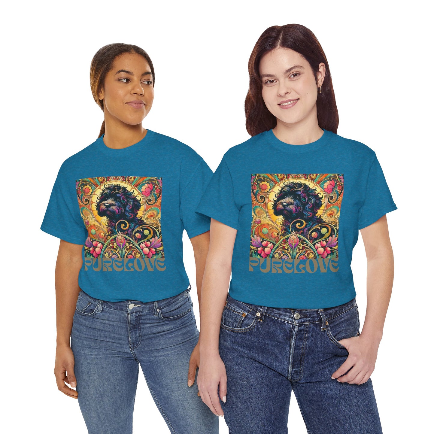 Black Cavapoo (Cavoodle) Vintage Graphic T-Shirt – Unisex Cotton Tee for Dog Lovers